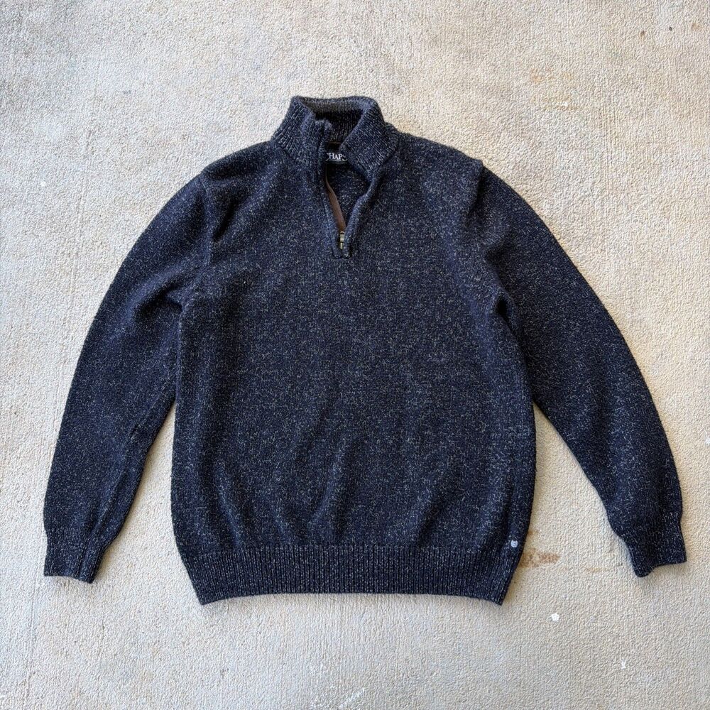 Chaps 1/4 Zip Pullover Sweater Men’s Size Medium